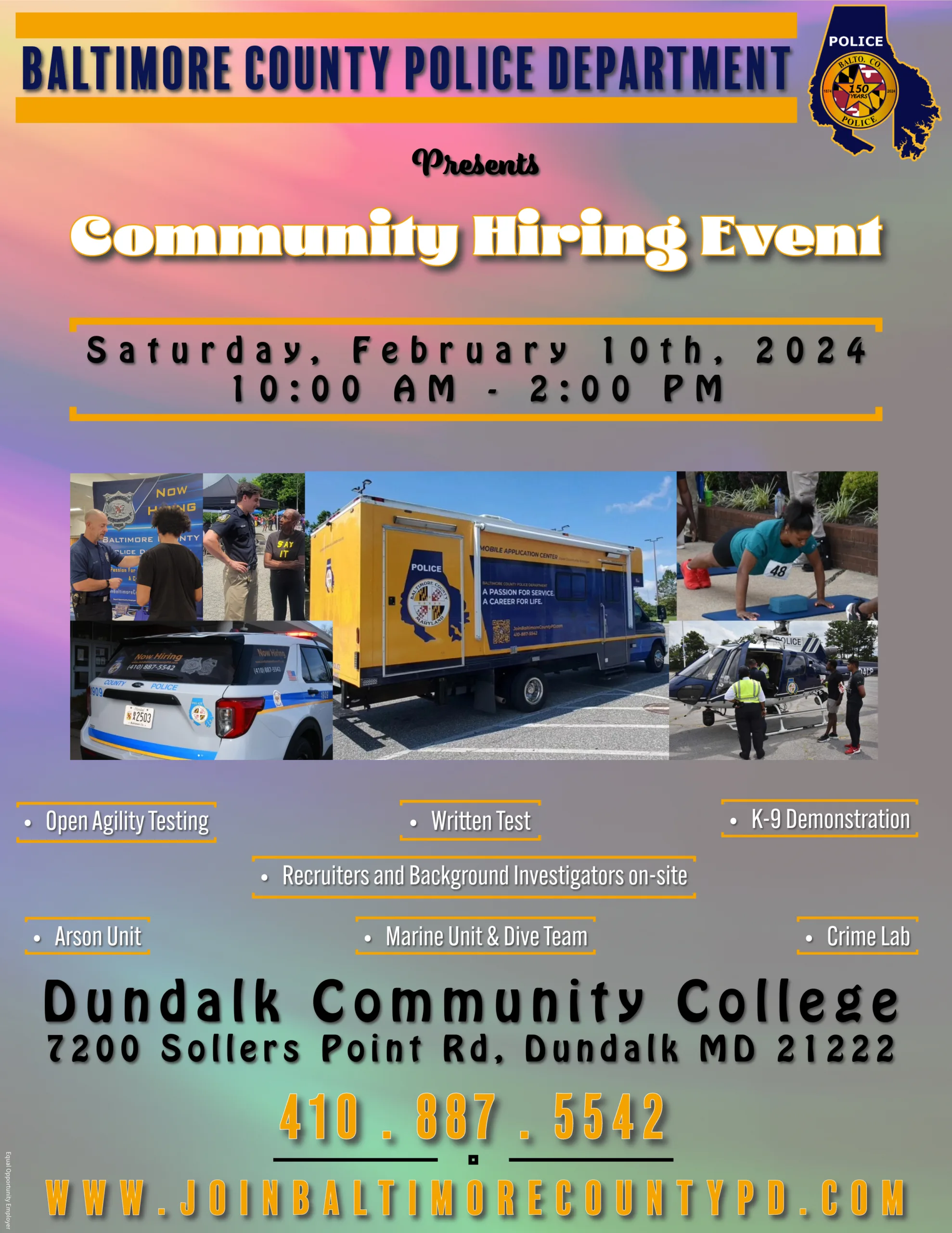 Community Hiring Event (CCBC Dundalk) Join BCoPD